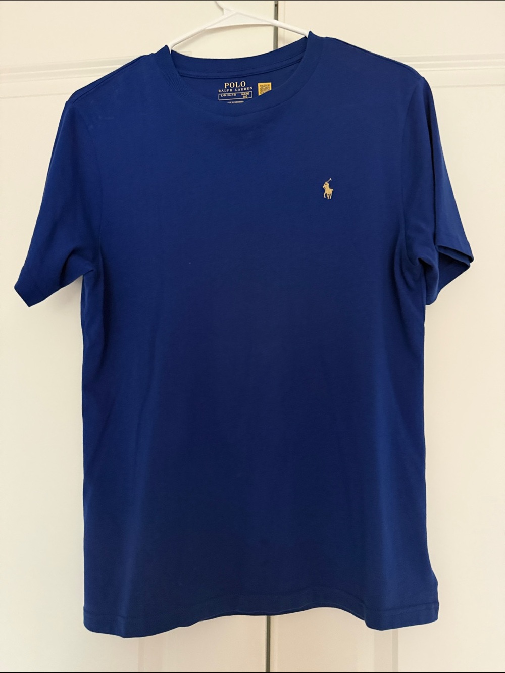 Polo by Ralph Lauren Royal Blue Tee with Gold Pony